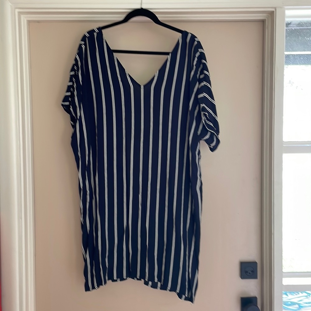 Madewell Stripes Plaza Dress